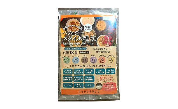 チュチュル「ヘルシースタイル雑炊6種」18食 - Image 3