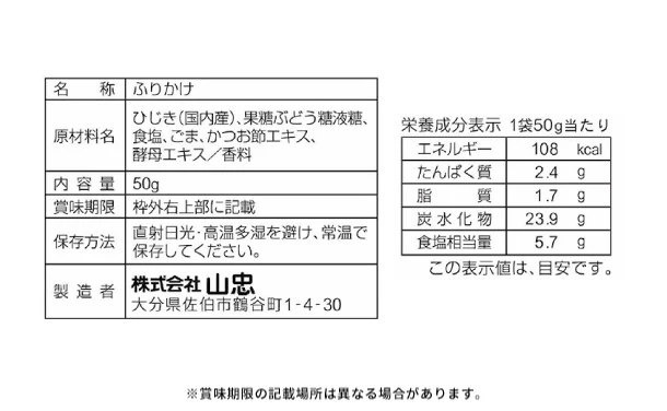 山忠「プチマリン＆ひじきふりかけ しそ風味ソフトタイプ」各10袋 - Image 6