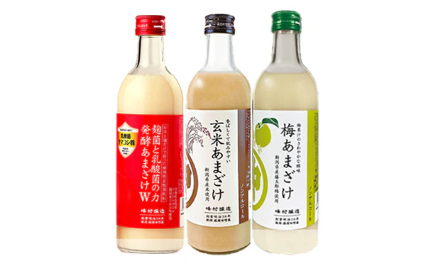 「甘酒3種詰め合わせ（玄米・梅・乳酸菌）」500ml×各2本 - Image 3