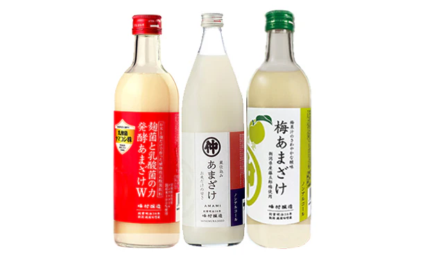「甘酒3種詰め合わせ（プレーン・梅・乳酸菌）」500ml×各2本 - Image 3