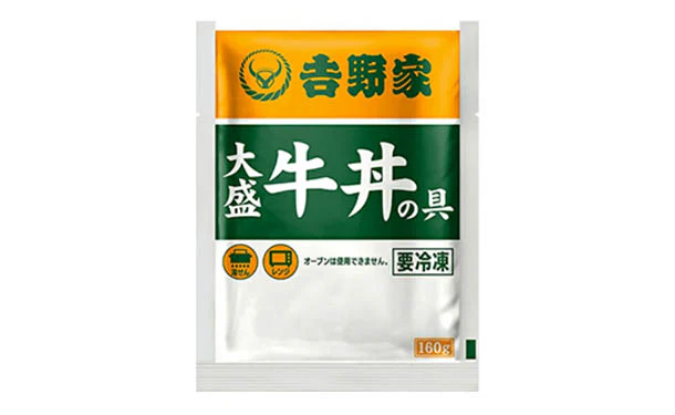吉野家 「冷凍大盛牛丼の具」160g - Image 2