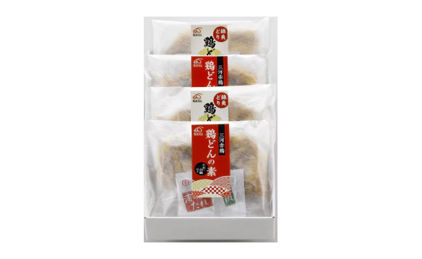 「鶏どんの素セット（河赤鶏・錦爽どり）」計4袋（OB016C1487A） - Image 2