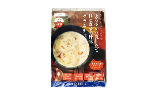 チュチュル「ダイエットクラムチャウダー 豆乳仕立て」24食 - Image 2