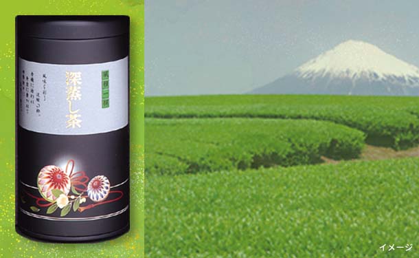 国産「深むし煎茶 手鞠・茶花缶入り」100g - Image 3