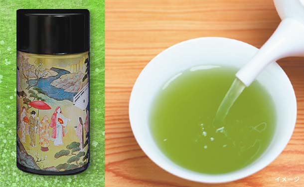 国産「深むし煎茶 安土・桃山化粧缶入り」180g - Image 2