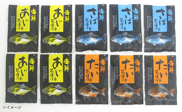 「3種の海鮮お茶漬けセット」10食分 - Image 2