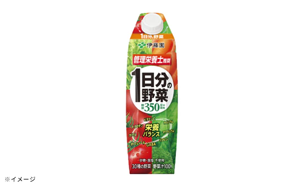 伊藤園「1日分の野菜 紙パック」1000ml - Image 3