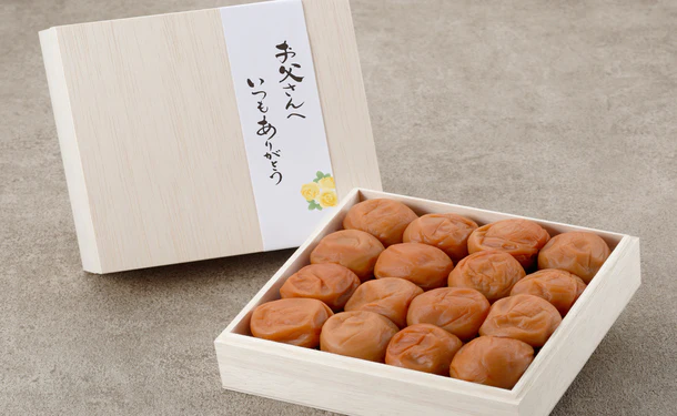 「特選紀州南高梅 塩分3％みつふる梅干し（木箱入り） 」 - Image 6