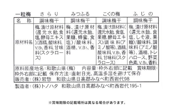 「特選紀州南高梅 岩惣の梅 一粒梅干し」 - Image 8