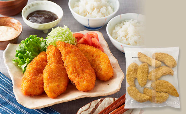 「みつせ鶏の大きなささみカツ」500g