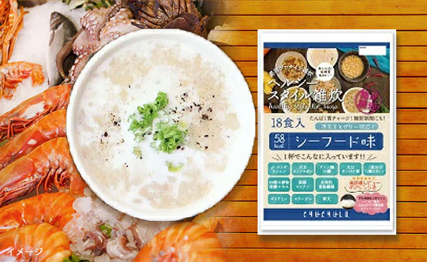 チュチュル「ヘルシースタイル雑炊 シーフード味」18食 - Image 6