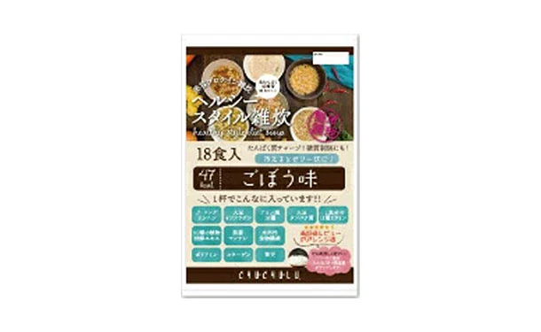 チュチュル「ヘルシースタイル雑炊 ごぼう味」18食 - Image 2