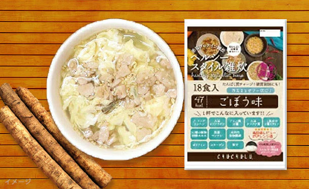 チュチュル「ヘルシースタイル雑炊 ごぼう味」18食 - Image 6