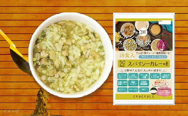 チュチュル「ヘルシースタイル雑炊 スパイシーカレー味」18食 - Image 6