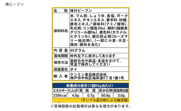 ケンミン食品「ケンミン焼ビーフンセット1」計30食 - Image 7
