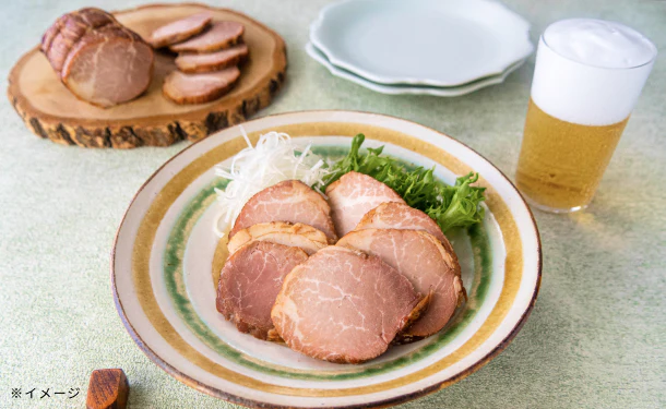 鹿児島産「黒豚炭焼き焼豚 3本セット」計660g - Image 2