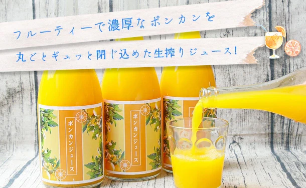 愛媛県産「ポンカンジュース」720ml - Image 3