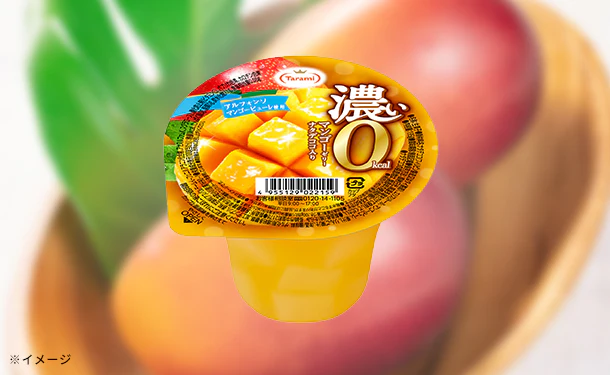たらみ「濃い0kcal マンゴーゼリー」195g - Image 2