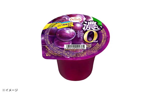 たらみ「濃い0kcal ぶどうゼリー」195g - Image 3