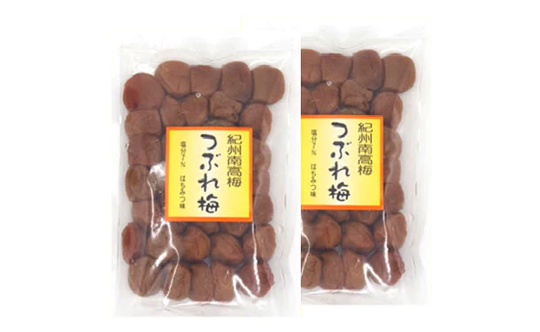 「紀州南高梅 つぶれ梅 Lサイズ はちみつ味（塩分7%）」400g - Image 2