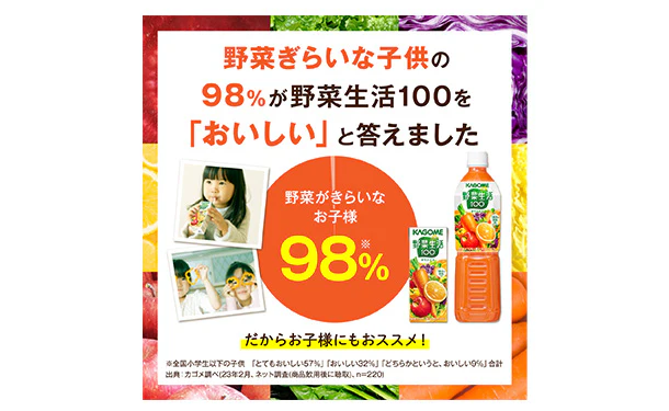 KAGOME「野菜生活100 オリジナル」200ml - Image 5