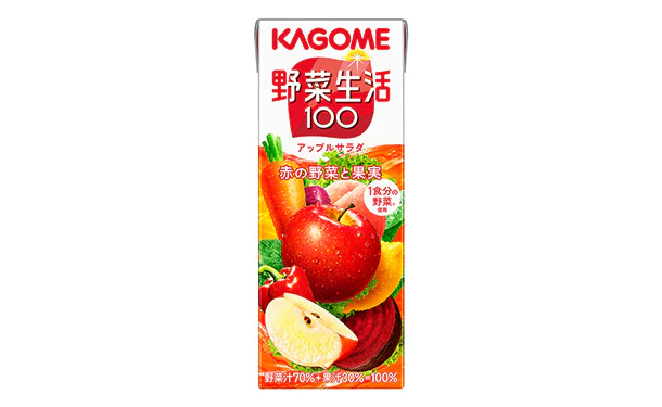 KAGOME「野菜生活100 アップルサラダ」200ml - Image 2