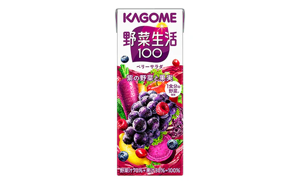 KAGOME「野菜生活100 ベリーサラダ」200ml - Image 2