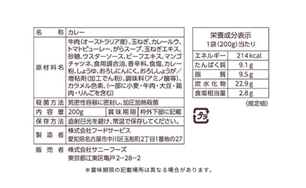 「ビーフシチューと2種のカレーセット」(SD-175) - Image 4
