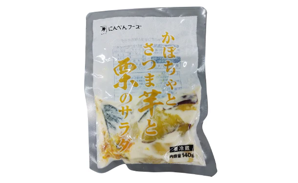 にんべんフーズ「かぼちゃとさつま芋と栗のサラダ」140g - Image 2