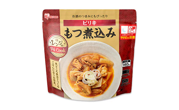 アイリスフーズ「レンジアップピリ辛もつ煮」140g - Image 2
