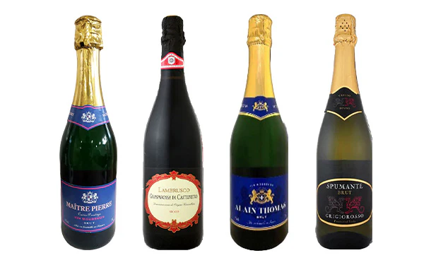 「シャンパーニュ・カバ・プロセッコ入り！欧州豪華スパークリングワインセット」750ml - Image 3
