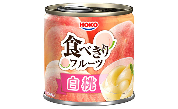 宝幸「食べきりフルーツ 白桃」190g - Image 2
