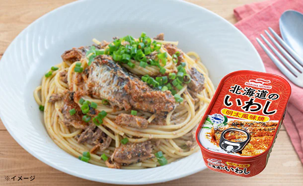 マルハニチロ「北海道のいわし明太風味焼」85g