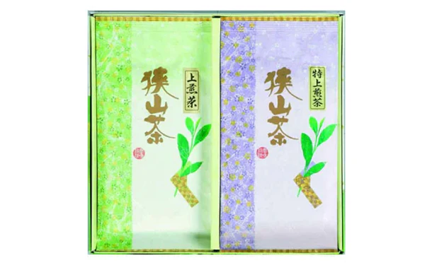 「狭山茶銘茶詰合せ 特上煎茶・上煎茶セット」各80g - Image 2