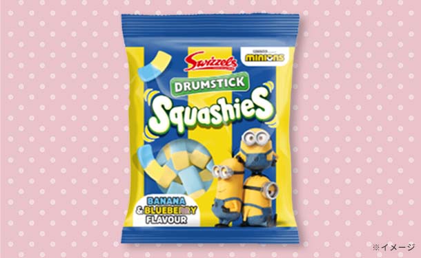 スイツェル「スクアッシー ミニオンズ（バナナ＆ブルーベリー風味）」140g - Image 2