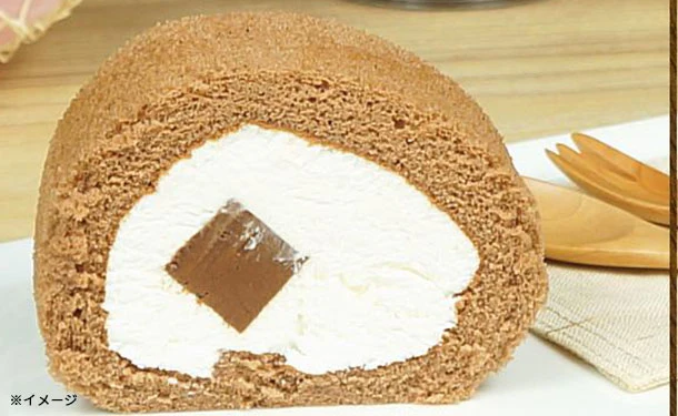 「みるくクリームの生チョコロールケーキ」 - Image 2