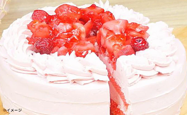 「ピンクの ショートケーキ 5号」 - Image 3