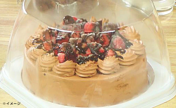 「角切りイチゴのチョコレートケーキ 5号」 - Image 5