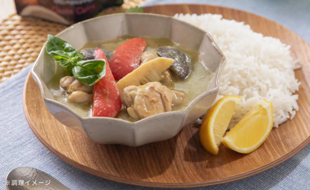 ハチ食品「アジアングルメ紀行 グリーンカレールウ 辛口」80g - Image 3