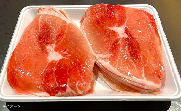 「豚もも3ｍｍスライス」1kg - Image 2