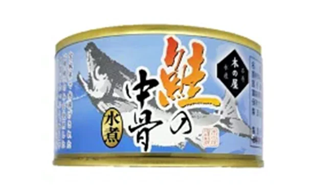 木の屋石巻水産「鮭の中骨水煮 缶詰」 - Image 2