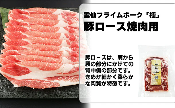 「雲仙きわみ豚 ロース 生姜焼き・焼肉用」200g - Image 2