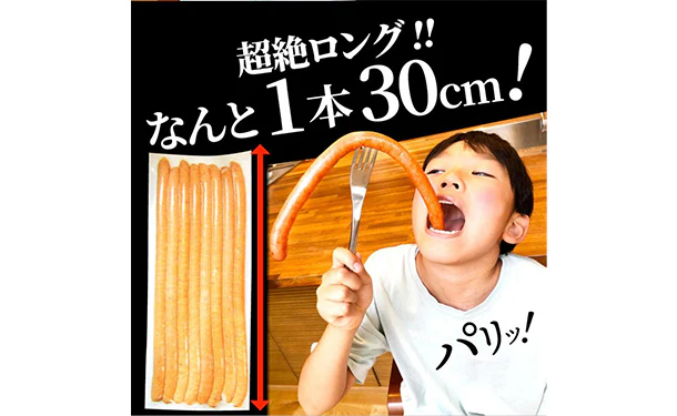 「超ロング粗挽きソーセージ」500g - Image 2