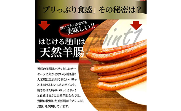 「超ロング粗挽きソーセージ」500g - Image 3