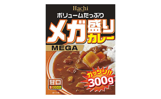 ハチ食品「メガ盛りカレー 甘口」300g - Image 2