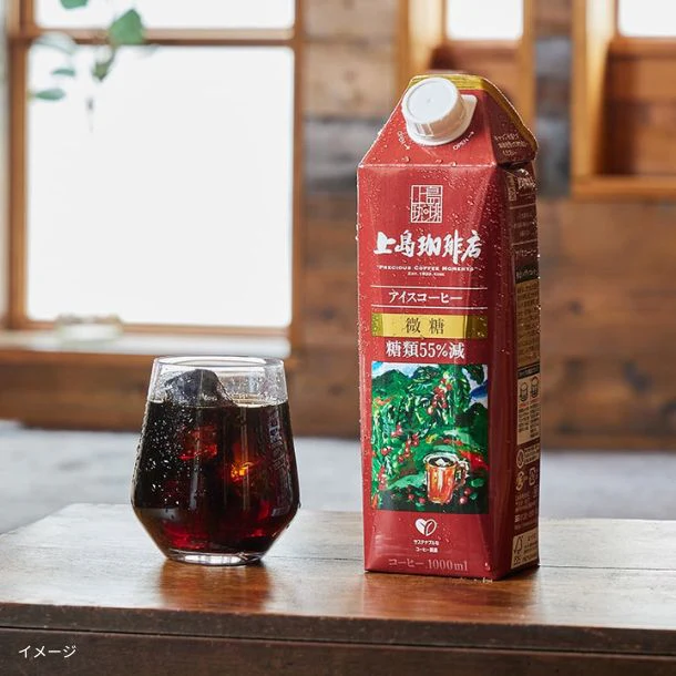 UCC「上島珈琲店 アイスコーヒー 微糖」1000ml