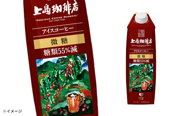 UCC「上島珈琲店 アイスコーヒー 微糖」1000ml - Image 3
