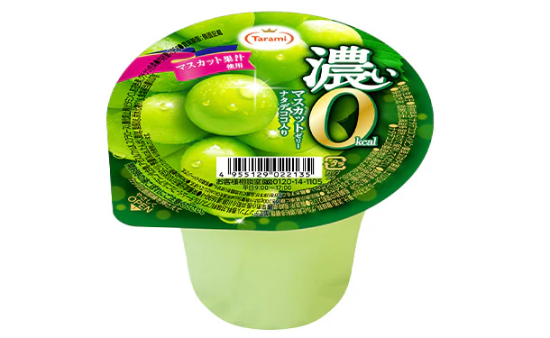 たらみ「濃い0kcal マスカットゼリー」195g - Image 2