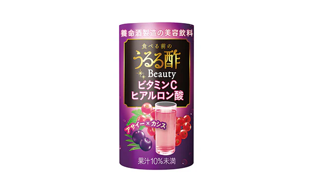 養命酒「食べる前のうるる酢 Beauty アサイー×カシス味」125ml - Image 3