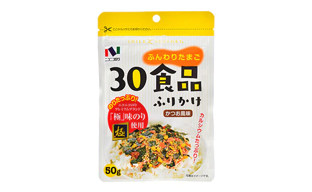 ニコニコのり「ふんわりたまご30食品ふりかけ」50g - Image 2